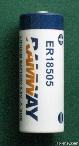 ER18505, A SIZE, 3.6V lithium primary batteries