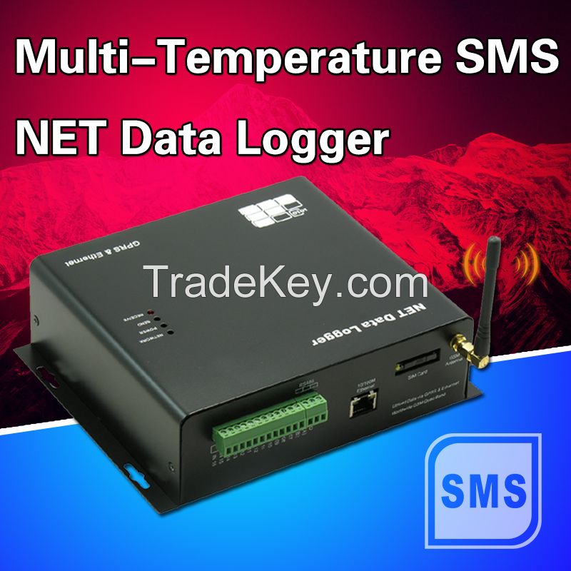 Multipoint Temperature Monitoring System over SMS &amp;amp; Ethernet