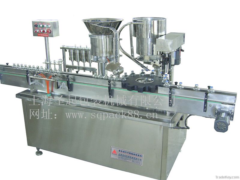 linear filling, stopper, bar-cap machine