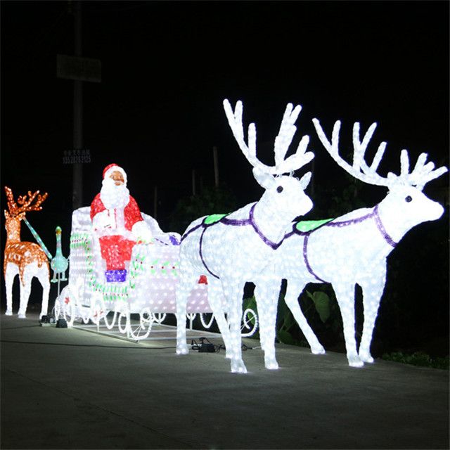 Top quality led 3d light christmas snowman ornaments outdoor led light for home
