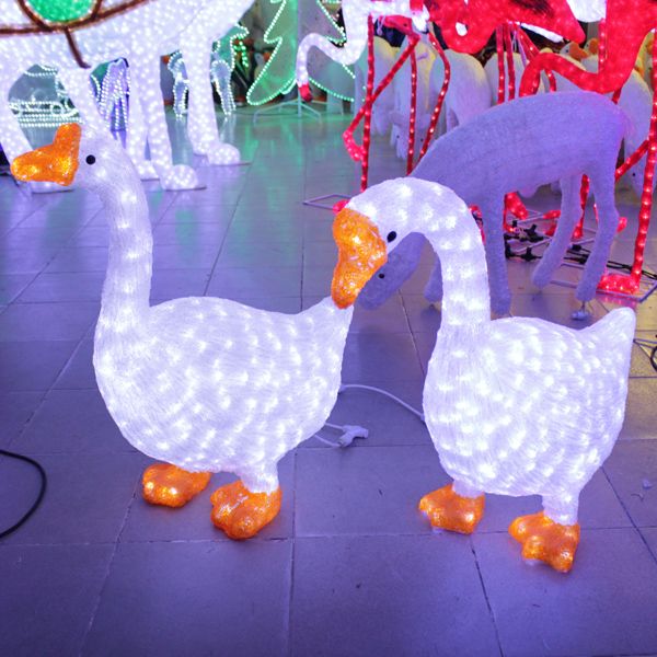 Factory Popular excellent quality led 3d light white christmas reindeer lights with good price