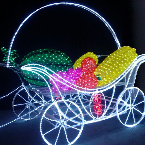 Manufaturer  handmade  led horse light for outdoor shopping mall decoration