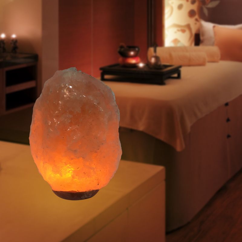 Himalayan Lined Square Crystal Salt Lamps Special Design Salt Lamps