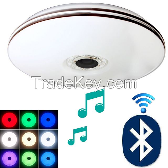 Bluetooth Speaker Led Ceiling Suspended Light/Speaker Lamp
