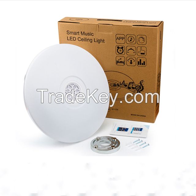 New Product 24W Smart Bluetooth LED Ceiling Light With Speaker
