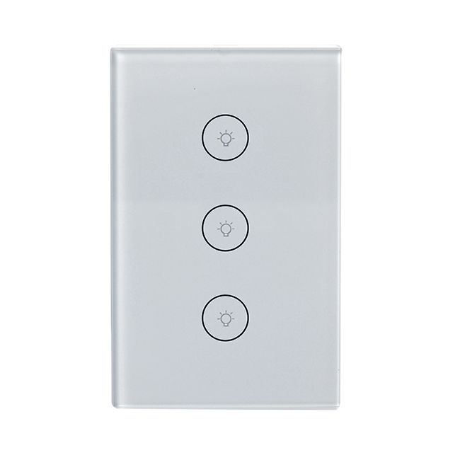 US Standard Wall Switch Glass Touch Switch