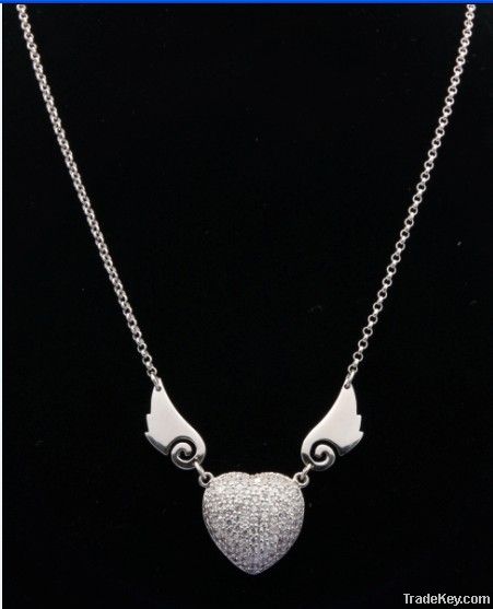 fashion steriling silver pendant necklace