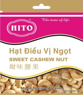 Sweet cashew nuts