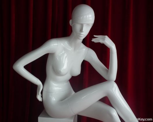 2011 fashion designer sitting female full-body mannequin