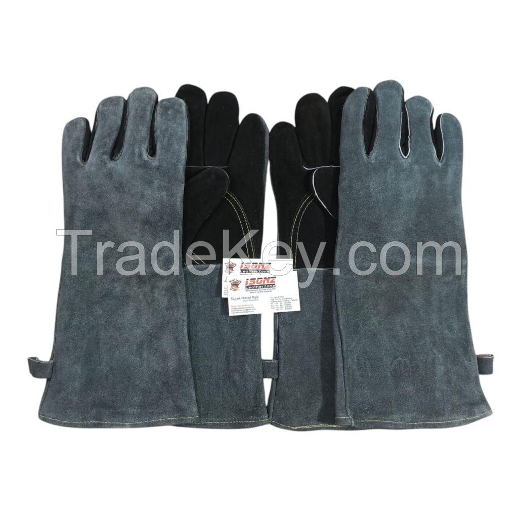 Leather Tig Welder Grill Gloves