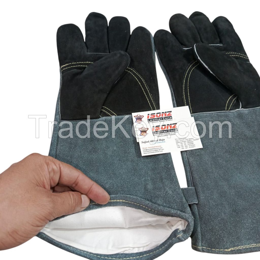 Leather Tig Welder Grill Gloves