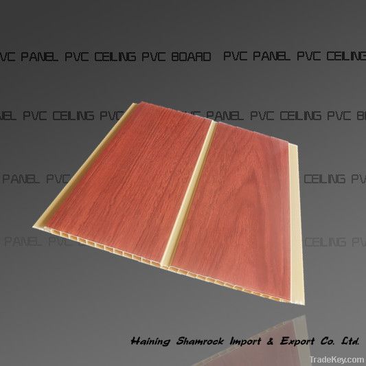 Modern Design Artistic Wooden Color PVC Ceiling
