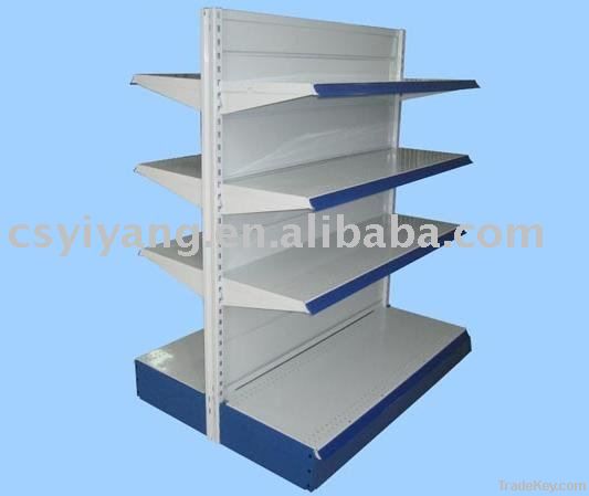 Steel supermarket shelf