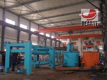 Air-invert cutting machine of automatic aerated concrete block equipme
