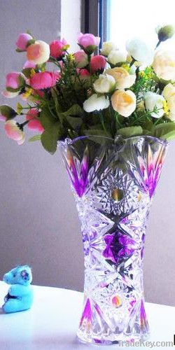 fashion clear crystal glass vase for gift