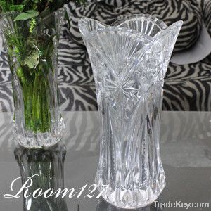 fashion clear crystal glass vase  gift