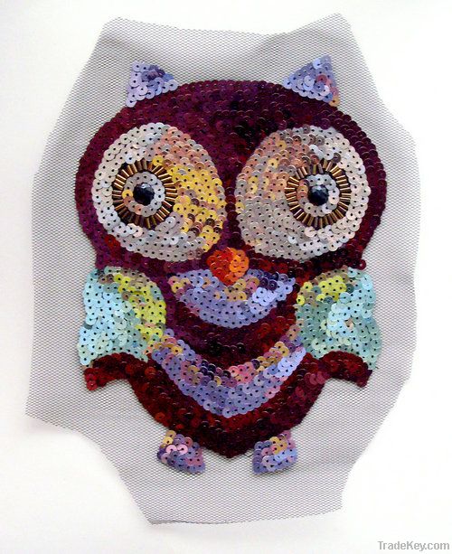 owl pattern/ owl applique