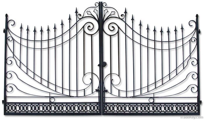 wrought iron gate