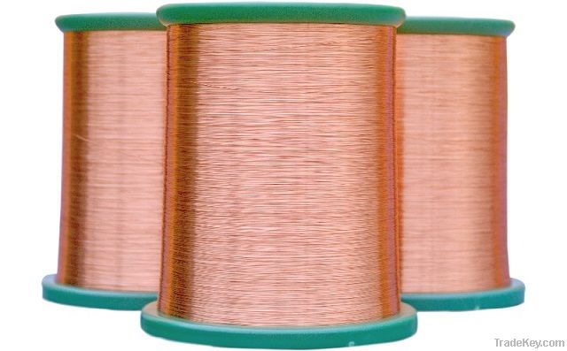 Polyester or Polyesterimide Enameled Copper Wire with a Bonding layer