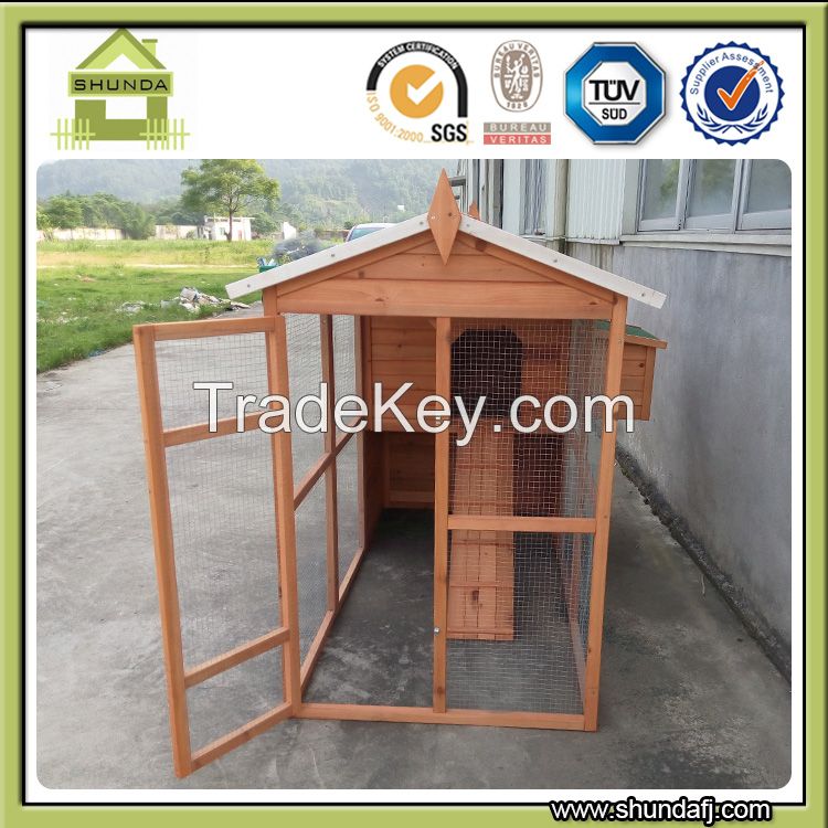 SDC08 High Quality Fir Wood Large Outdoor Chicken House Chicken Coop