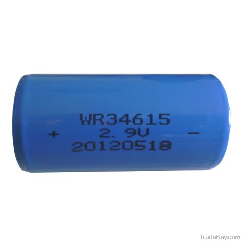 WR34615 8000mAh 2.9V LiSO2 primary batery