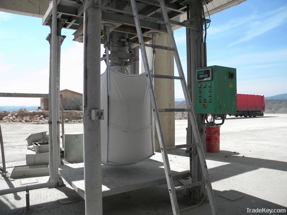 DBJS-2A big bag cement filling machine with conveyor