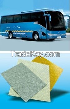 coach and commercial vehicle outer skin frp sheet without gelcoate