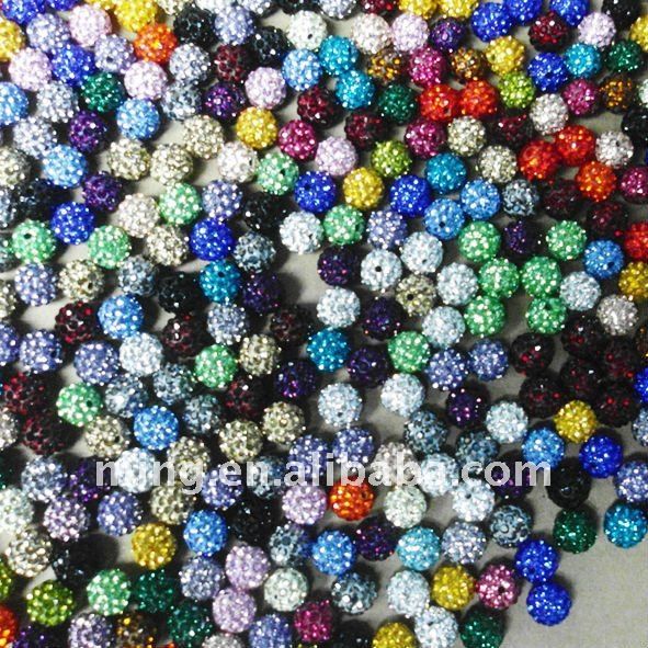 Mixed Color Shamballa Beads Christmas gift