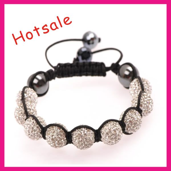 Newest Crystal Beaded Shamballa Bracelet