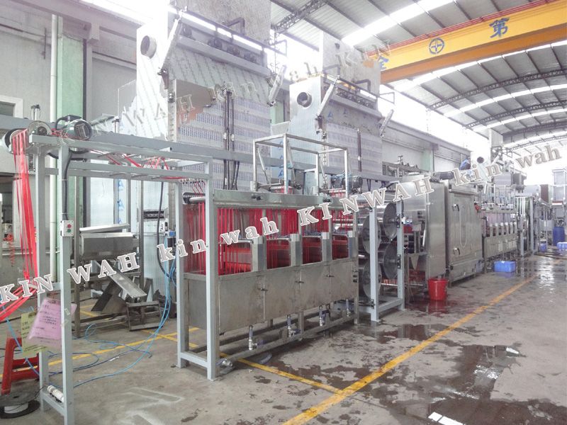 Continuous Dyeing and Finishing Machine for Label Ribbons