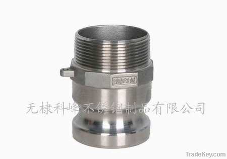 stainless steel camlock coupling type F