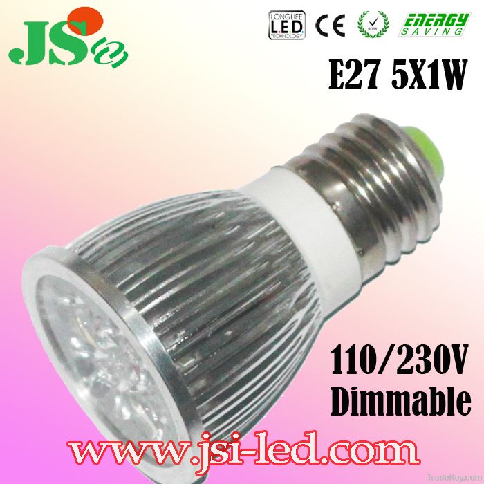 GU10/E27 LED Dimmable Spot Light 5730 5W