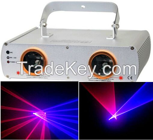 240mW red &amp;amp; purple Double-Head laser light stage laser lighting