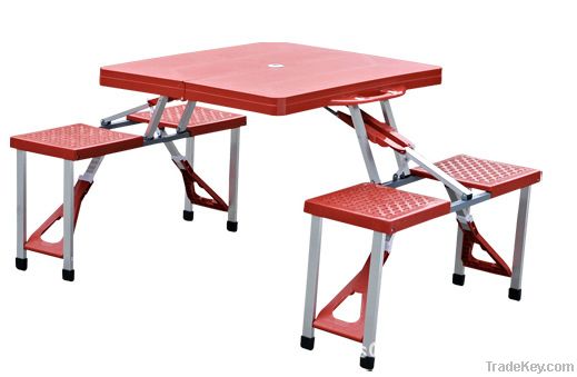 Folding outdoor table