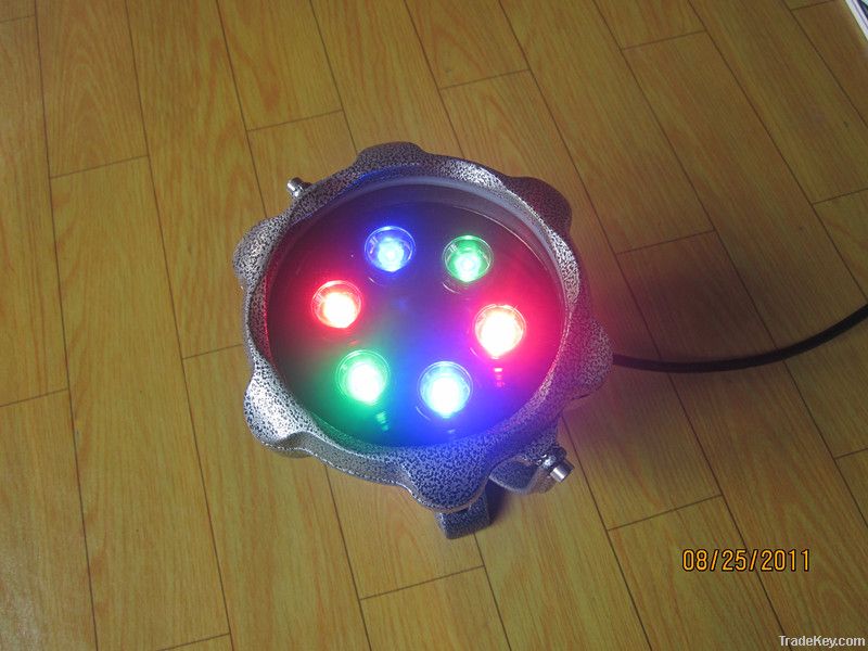 6*1W RGB Color LED Flood Light