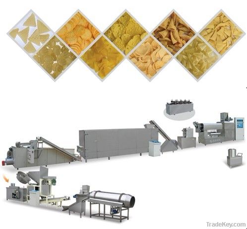 Bugles 3D snacks process Machinery