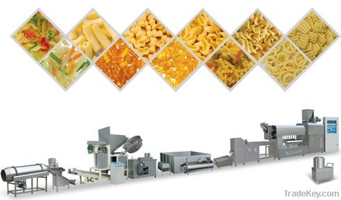Fry snacks process machinery