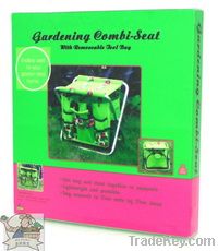 Gardening Combi-seat with Removable Tool Bag