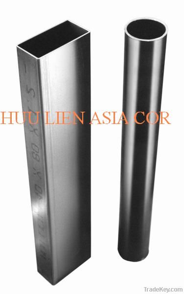 Rectangular stainless steel pipe