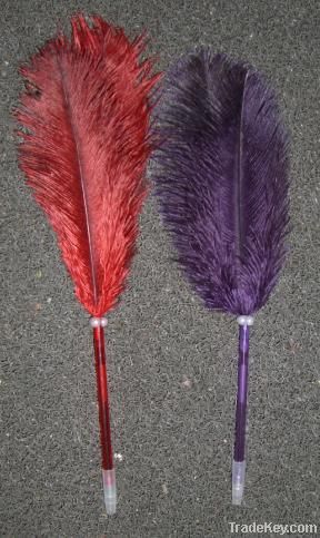 Wedding decoration Ostrich feather pen