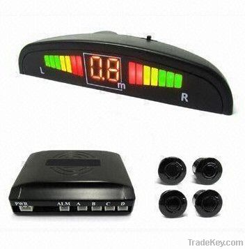 Wireless Parking Sensor with Small Crescent LED Display