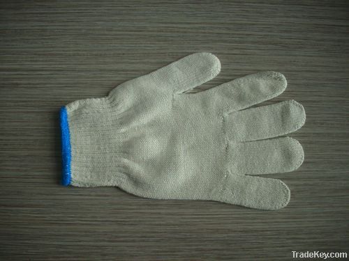 cotton knitted glove