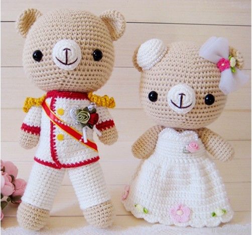Wedding Knitting Dolls