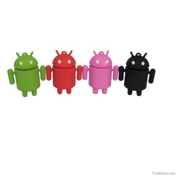 Full Capacity Android Robot Thumbdrive USB Flash Drive