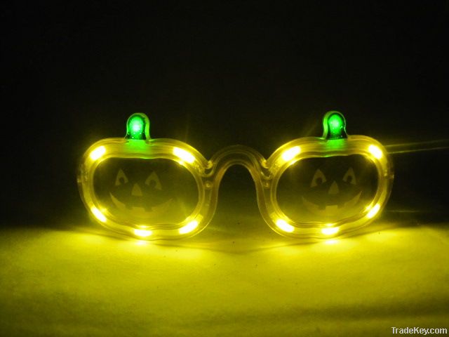LED Glasses pumpkin