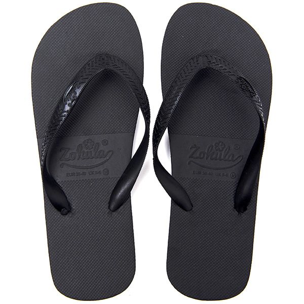 Zohula Black Flip Flops