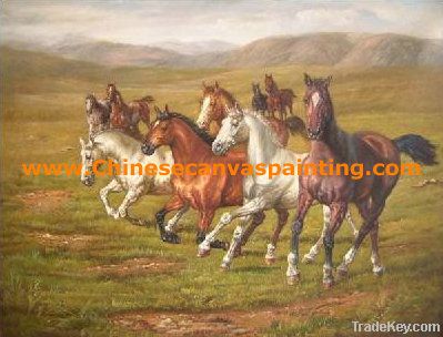 chinese horses painting, horses painting