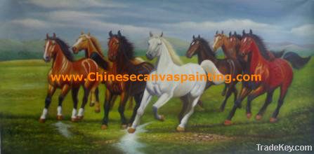 chinese horses painting-painting of horses