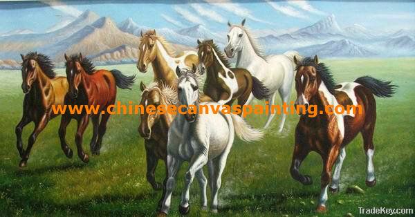 chinese horses painting, horses paintings