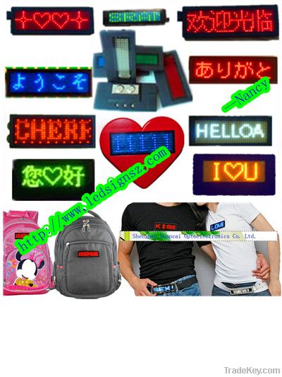LED products(name card&belt buckle&strip&open signs)